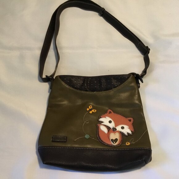 Charming Chala Foxy Fox Woodland Medium Crossbody Bag Handbag Purse - Picture 1 of 11